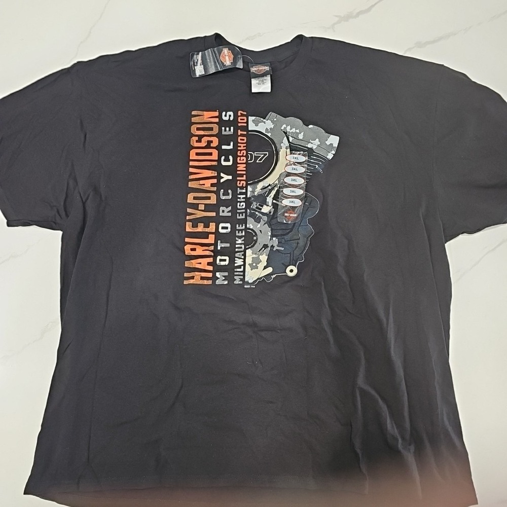 NWT Harley-Davidson Steel City H-D Washington Pa. T-shirt Mens XXXL - Picture 3 of 5
